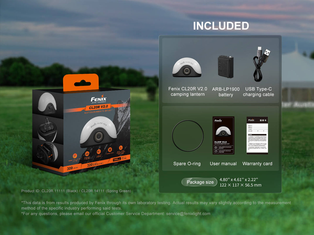 Fenix CL20R V2 Multicolor Camping Lantern - Hazy Fly Fishing