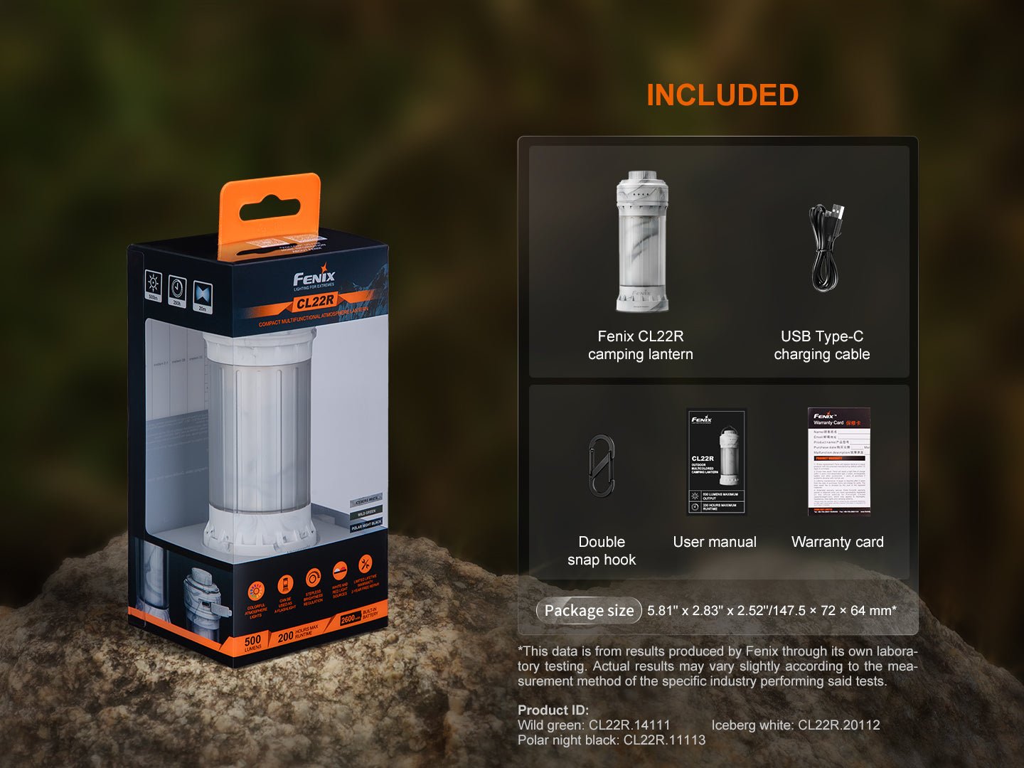 Fenix CL22R Camping Lantern - Hazy Fly Fishing