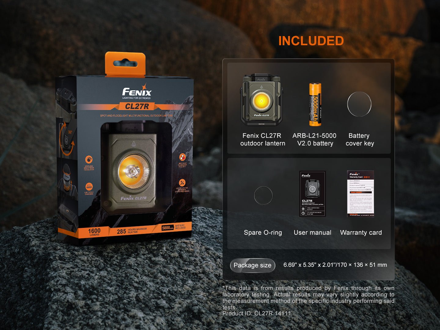 Fenix CL27R Multifunctional Outdoor Lantern - Hazy Fly Fishing
