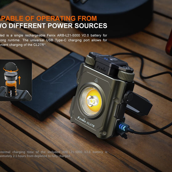 Fenix CL27R Multifunctional Outdoor Lantern - Hazy Fly Fishing