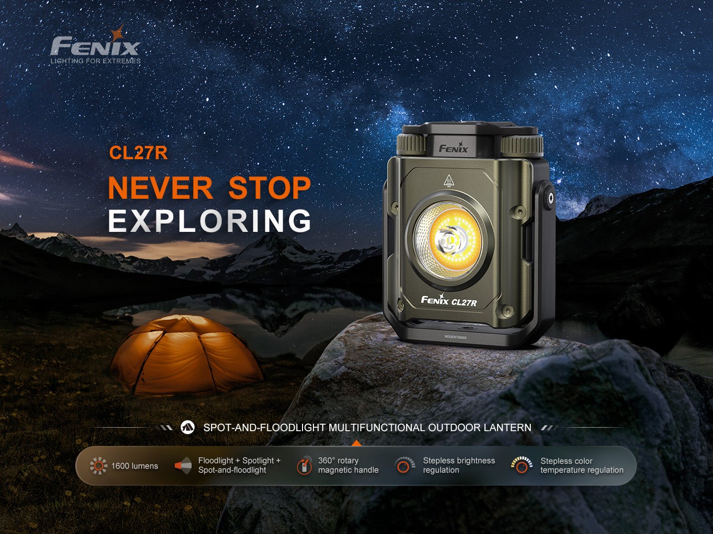 Fenix CL27R Multifunctional Outdoor Lantern - Hazy Fly Fishing