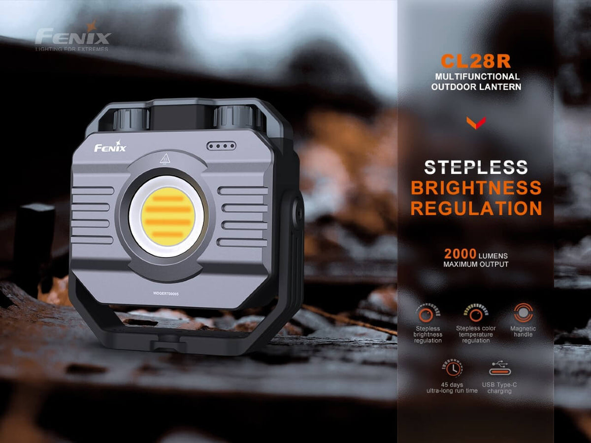 Fenix CL28R Multifunctional Outdoor LED Lantern - Hazy Fly Fishing