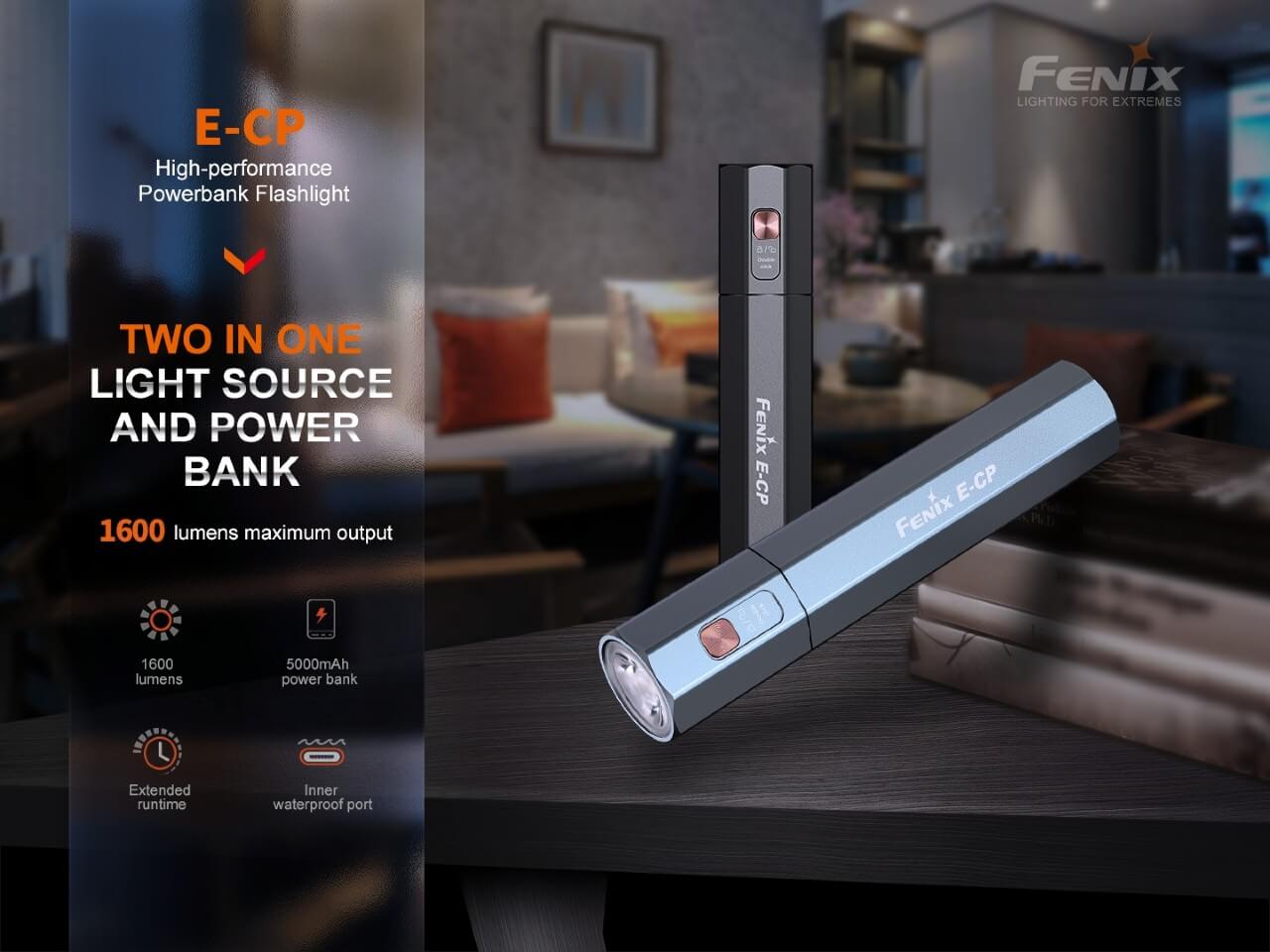 Fenix E - CP 1600 - lumen LED Flashlight/Powerbank - Hazy Fly Fishing