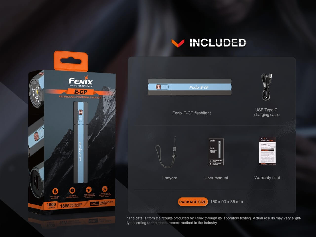 Fenix E - CP 1600 - lumen LED Flashlight/Powerbank - Hazy Fly Fishing