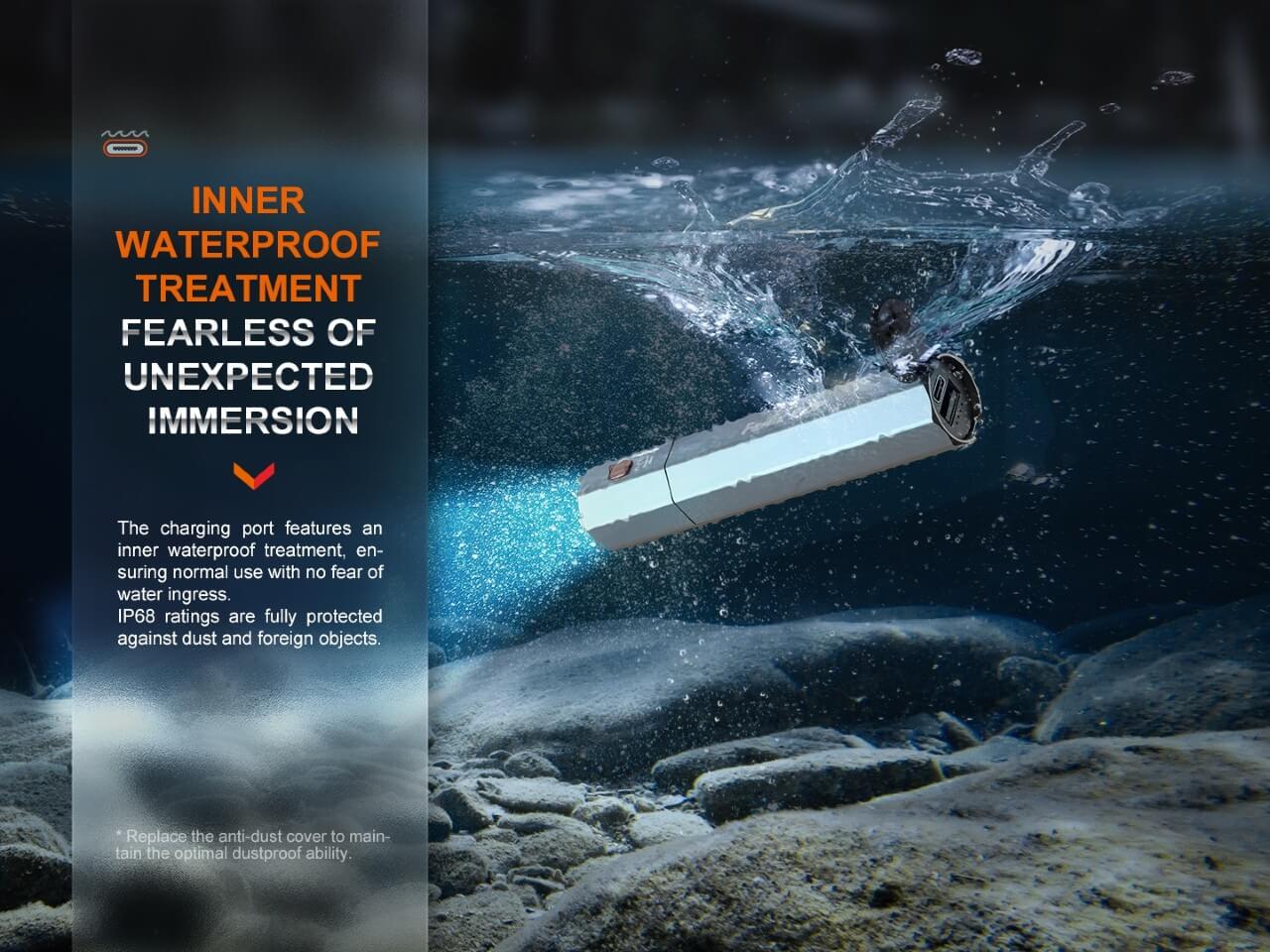 Fenix E - CP 1600 - lumen LED Flashlight/Powerbank - Hazy Fly Fishing