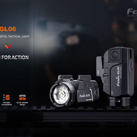 Fenix GL06 Pocket Pistol Tactical LED Light - 600 Lumens - Hazy Fly Fishing