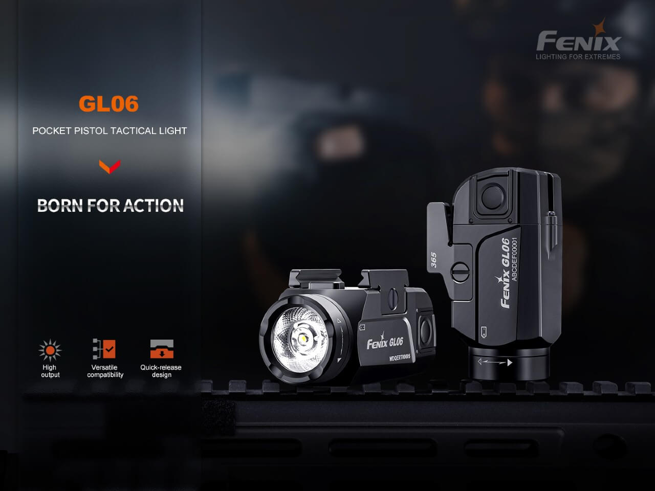 Fenix GL06 Pocket Pistol Tactical LED Light - 600 Lumens - Hazy Fly Fishing