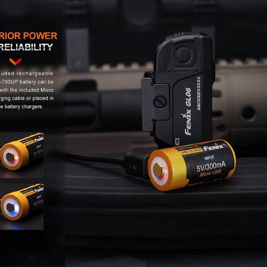 Fenix GL06 Pocket Pistol Tactical LED Light - 600 Lumens - Hazy Fly Fishing