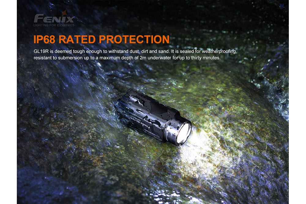 Fenix GL19R Rechargeable Tactical Light - Discontinued - Hazy Fly Fishing