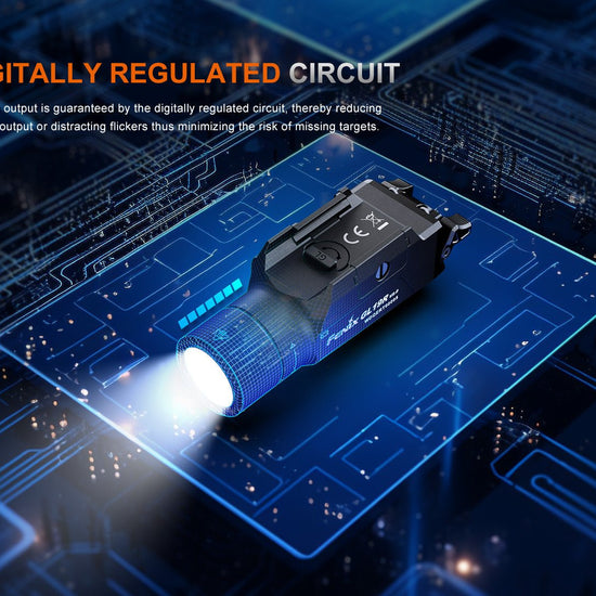 Fenix GL19R V2 Modular Switch Mounted Light - Hazy Fly Fishing