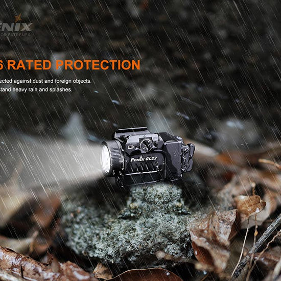 Fenix GL22 Tactical LED Light with Red Laser - Hazy Fly Fishing