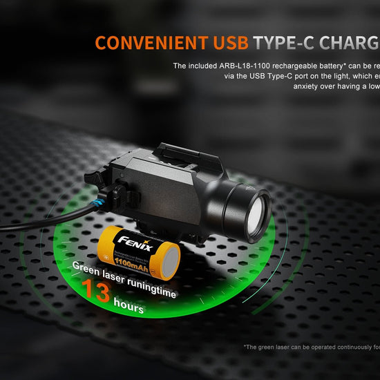 Fenix GL23R Green Laser Tactical Light - Hazy Fly Fishing