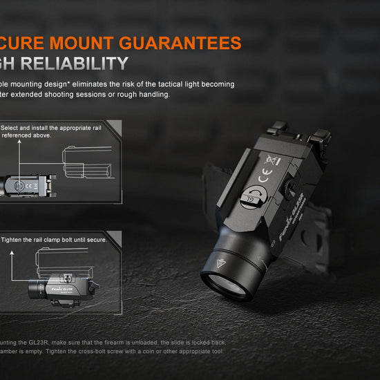 Fenix GL23R Green Laser Tactical Light - Hazy Fly Fishing