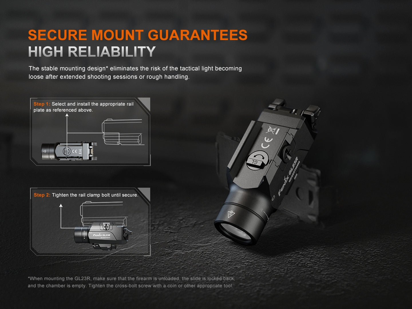 Fenix GL23R Green Laser Tactical Light - Hazy Fly Fishing