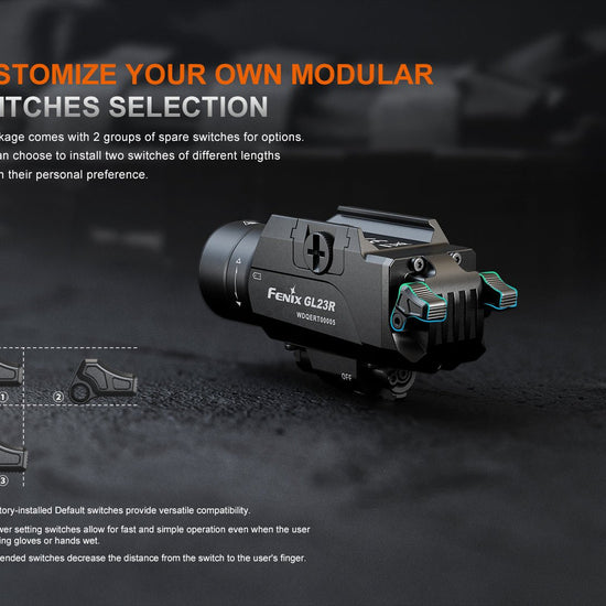 Fenix GL23R Green Laser Tactical Light - Hazy Fly Fishing