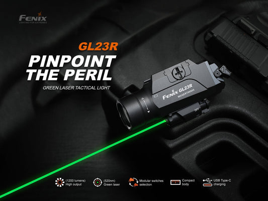 Fenix GL23R Green Laser Tactical Light - Hazy Fly Fishing