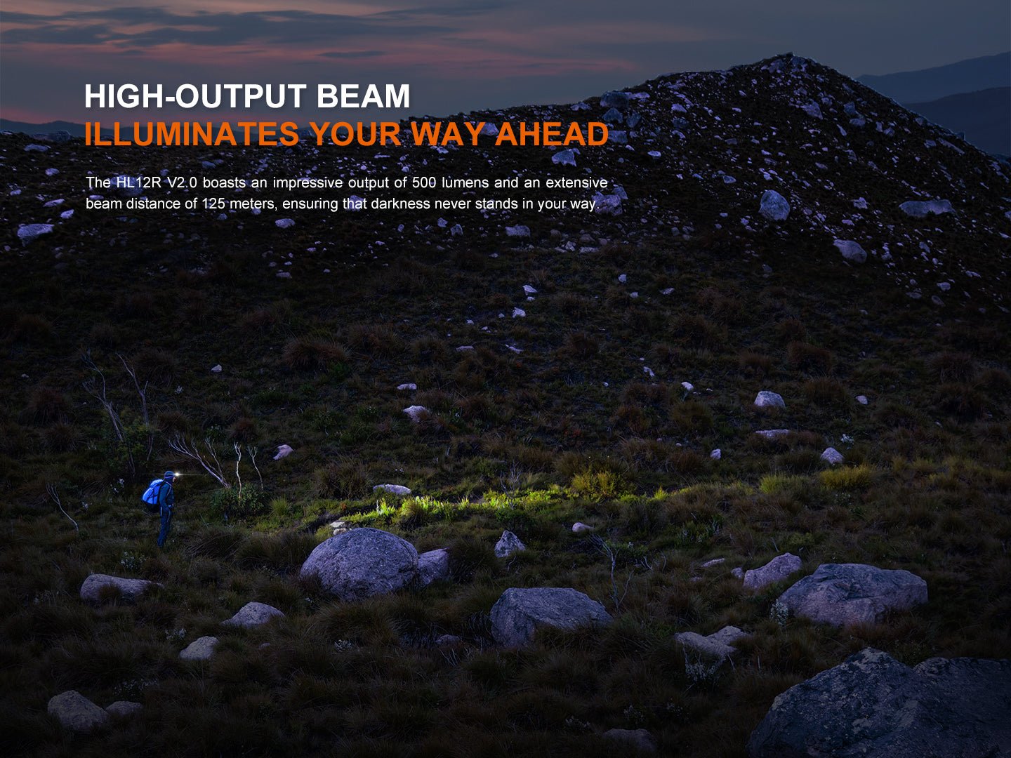 Fenix HL12R V2 Ultralight Outdoor Rechargeable Headlamp - Hazy Fly Fishing