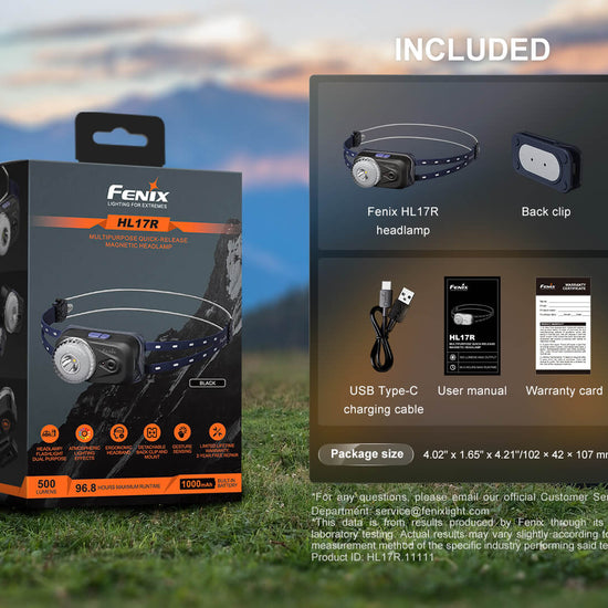 Fenix HL17R Multicolor 2-in-1 Headlamp - Hazy Fly Fishing