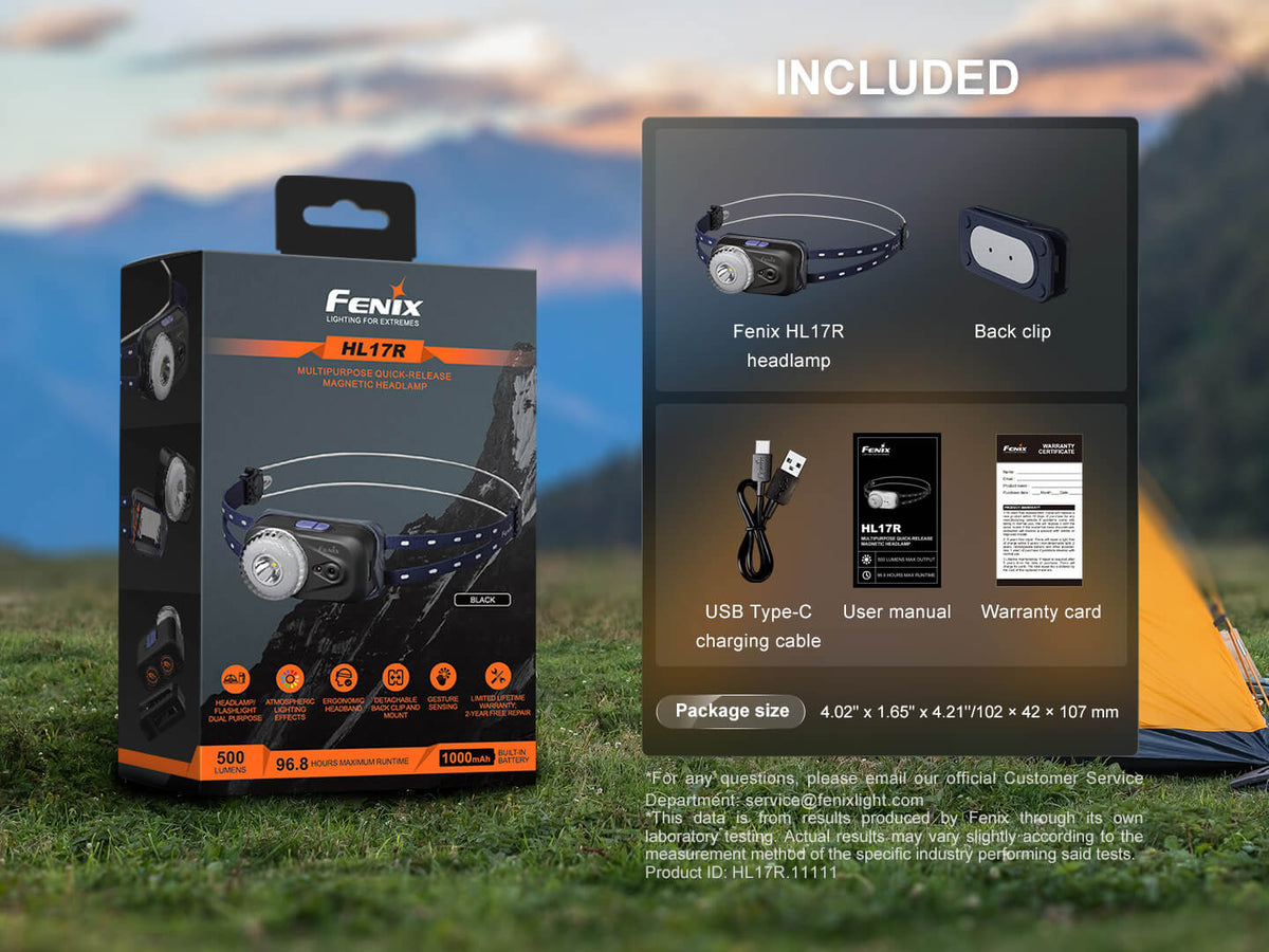 Fenix HL17R Multicolor 2-in-1 Headlamp - Hazy Fly Fishing