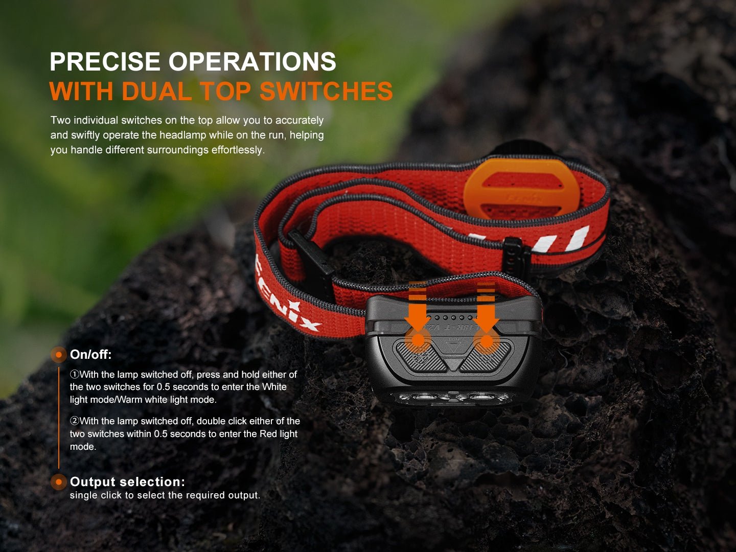 Fenix HL18R - T V2 Lightweight Trail Running Headlamp - Hazy Fly Fishing