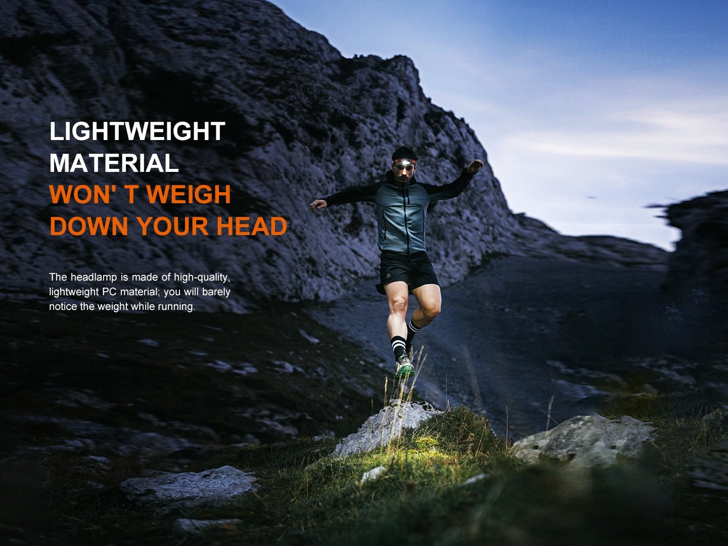 Fenix HL18R - T V2 Lightweight Trail Running Headlamp - Hazy Fly Fishing