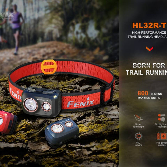 Fenix HL32R - T Trail Running LED Headlamp - 800 Lumens - Hazy Fly Fishing