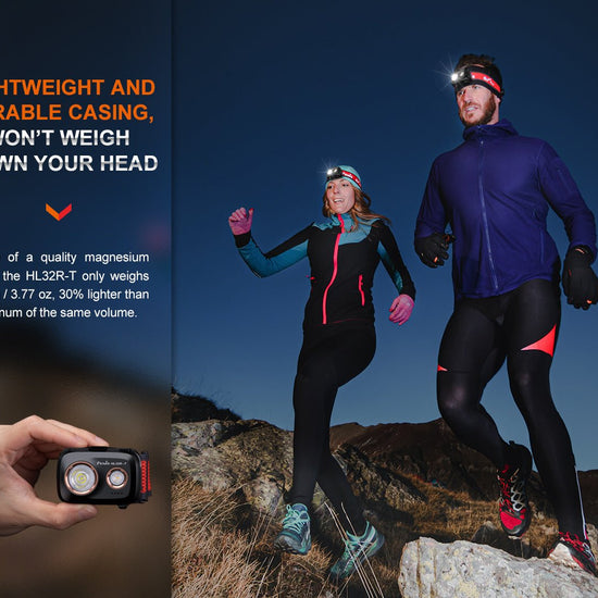 Fenix HL32R - T Trail Running LED Headlamp - 800 Lumens - Hazy Fly Fishing