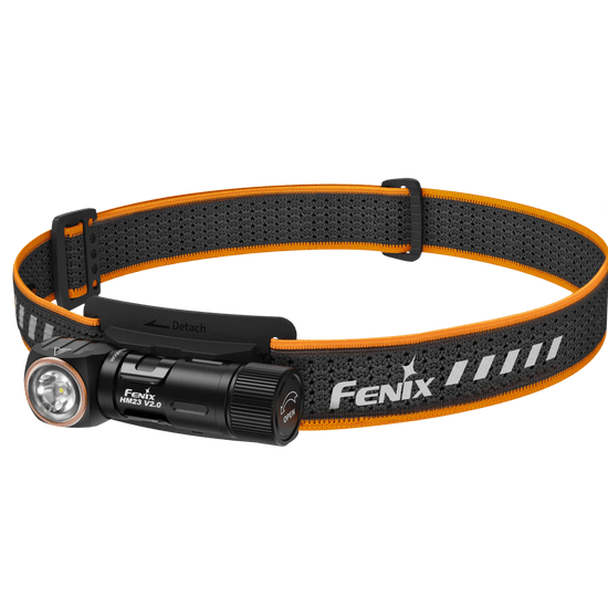 Fenix HM23 V2.0 Lightweight Detachable AA Headlamp - Hazy Fly Fishing