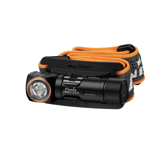 Fenix HM23 V2.0 Lightweight Detachable AA Headlamp - Hazy Fly Fishing