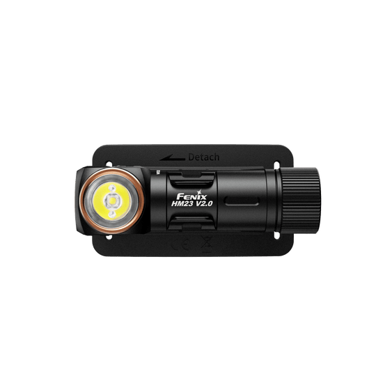 Fenix HM23 V2.0 Lightweight Detachable AA Headlamp - Hazy Fly Fishing