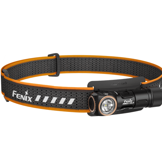 Fenix HM23 V2.0 Lightweight Detachable AA Headlamp - Hazy Fly Fishing