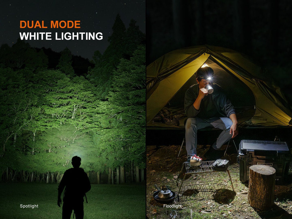 Fenix HM55R Lightweight Multi-LED Headlamp - Hazy Fly Fishing