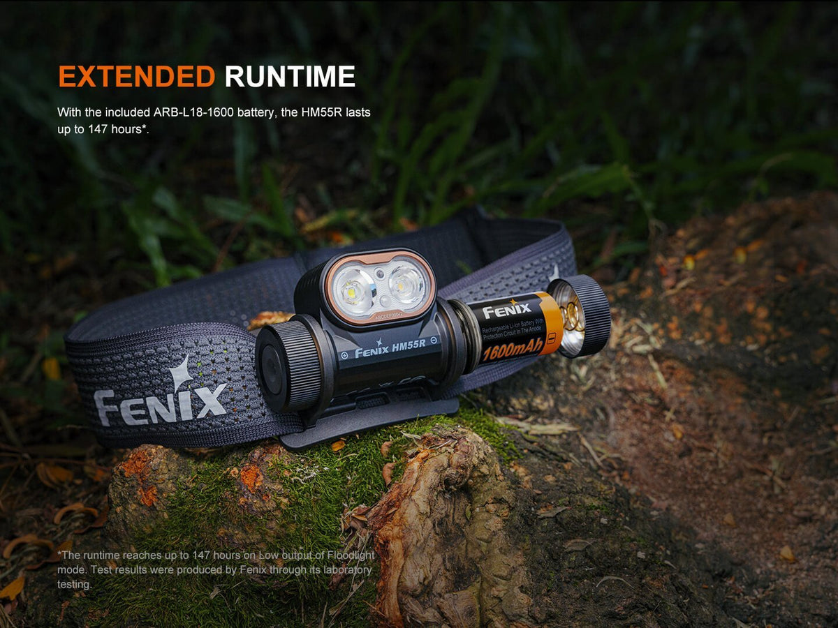 Fenix HM55R Lightweight Multi-LED Headlamp - Hazy Fly Fishing