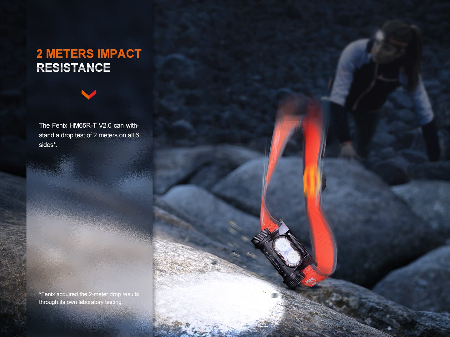 Fenix HM65R - T V2 Rechargeable Lightweight Trail Running Headlamp - Hazy Fly Fishing