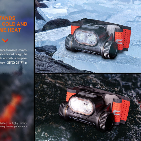 Fenix HM65R - T V2 Rechargeable Lightweight Trail Running Headlamp - Hazy Fly Fishing