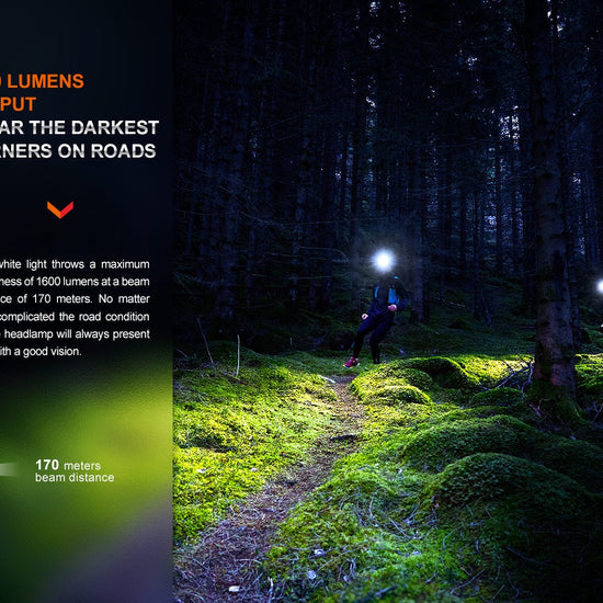 Fenix HM65R - T V2 Rechargeable Lightweight Trail Running Headlamp - Hazy Fly Fishing