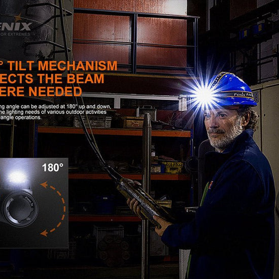 Fenix HM70R Rechargeable LED Headlamp - 1600 Lumens - Hazy Fly Fishing