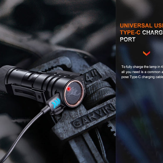 Fenix HM71R Rechargeable Industrial LED Headlamp - Hazy Fly Fishing