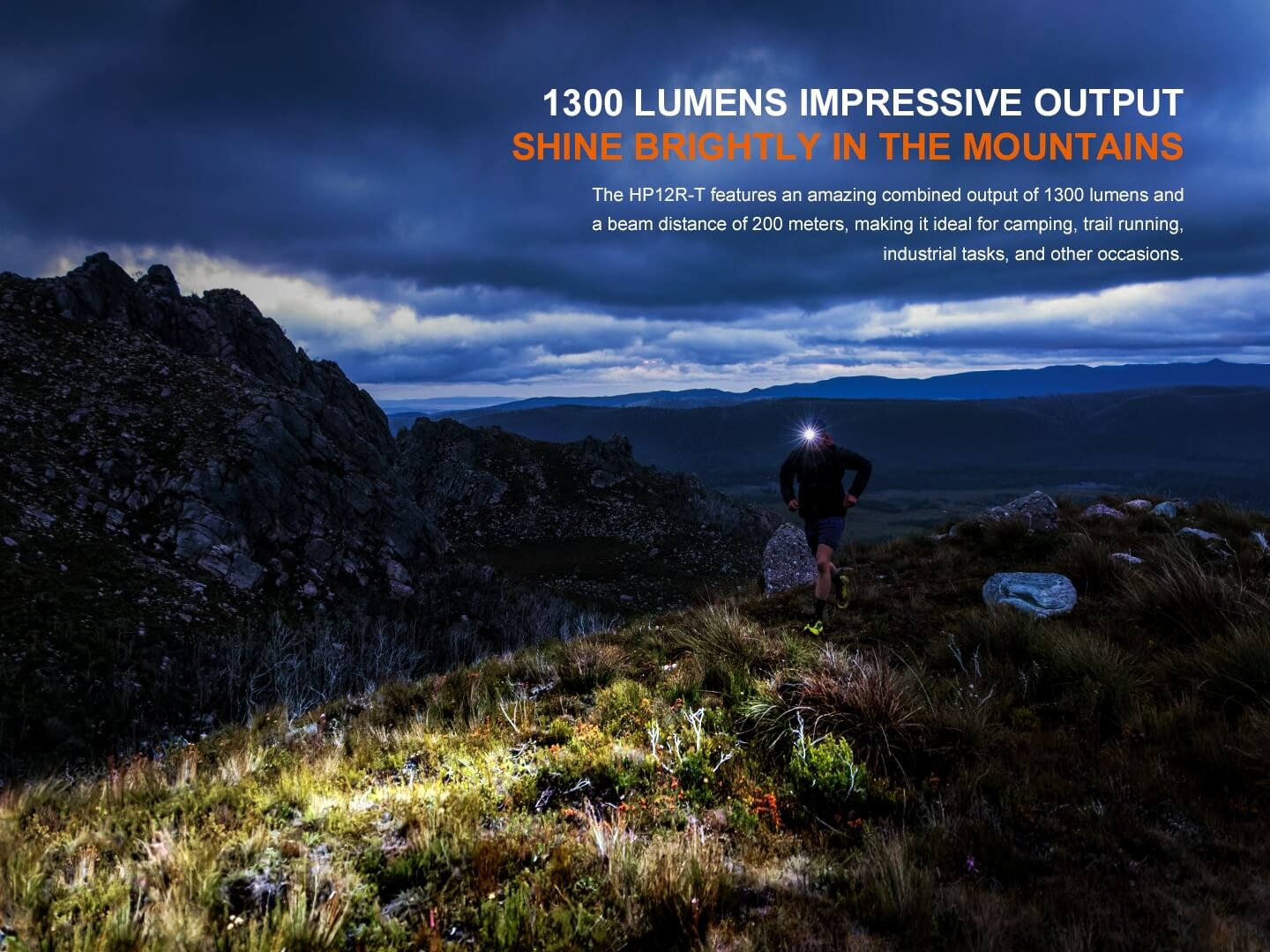 Fenix HP12R - T Balanced Trail Headlamp - Hazy Fly Fishing