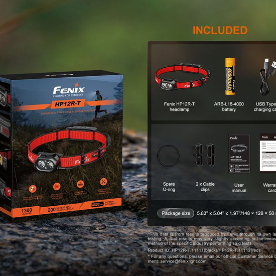 Fenix HP12R - T Balanced Trail Headlamp - Hazy Fly Fishing
