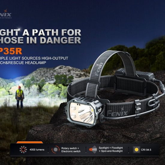 Fenix HP35R Search and Rescue Headlamp - Hazy Fly Fishing