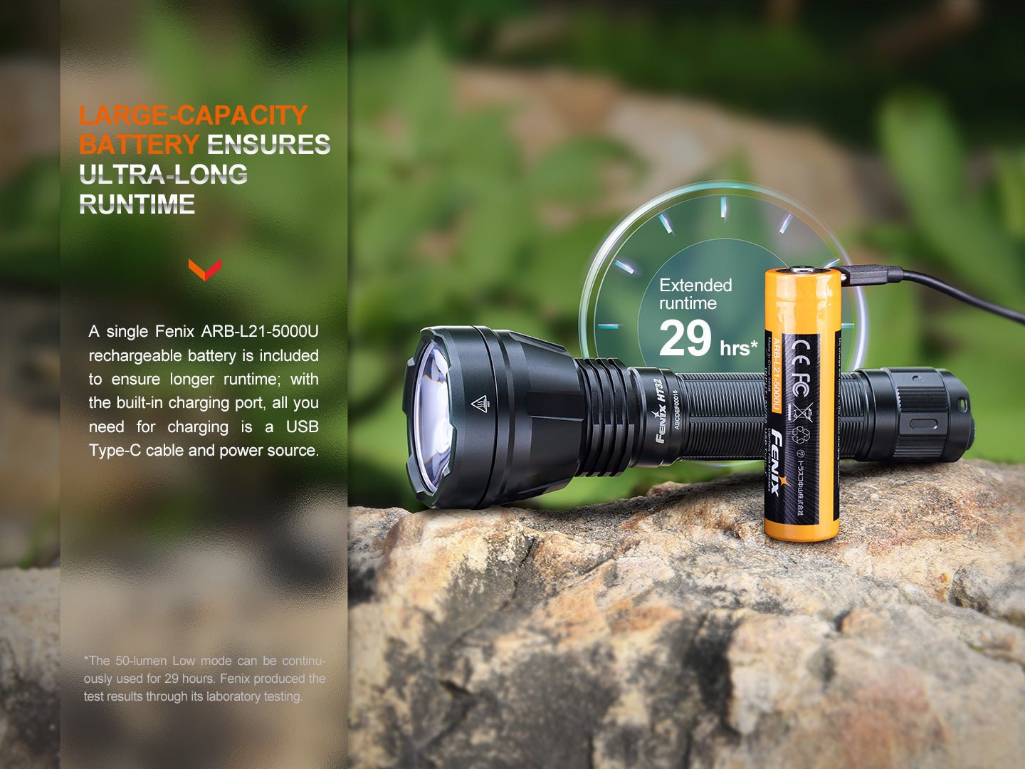 Fenix HT32 Hunting Flashlight with Red & Green Output - Hazy Fly Fishing