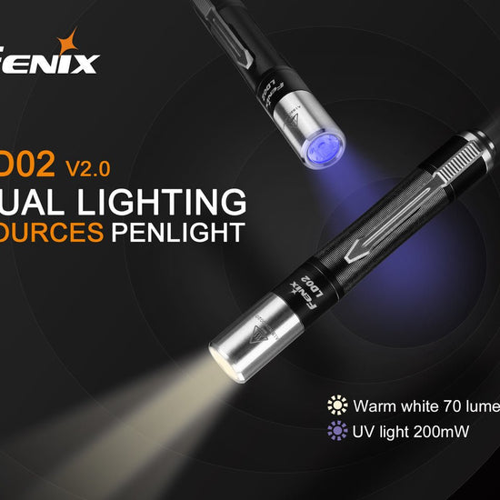 Fenix LD02 V2.0 EDC LED Penlight with UV Lighting - Hazy Fly Fishing