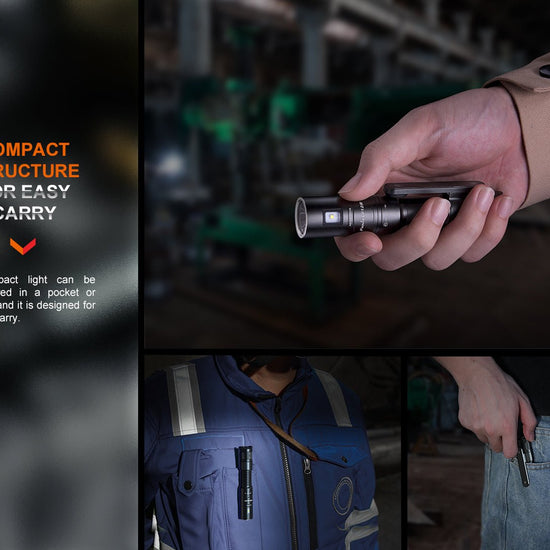 Fenix LD12R Dual Light Flashlight - 600 Lumens - Hazy Fly Fishing