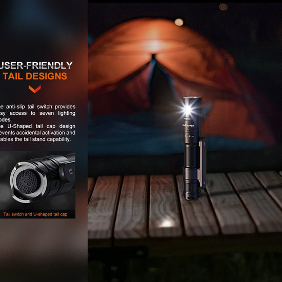 Fenix LD12R Dual Light Flashlight - 600 Lumens - Hazy Fly Fishing