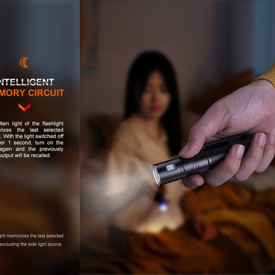 Fenix LD12R Dual Light Flashlight - 600 Lumens - Hazy Fly Fishing