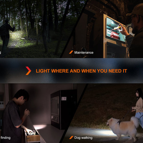 Fenix LD12R Dual Light Flashlight - 600 Lumens - Hazy Fly Fishing