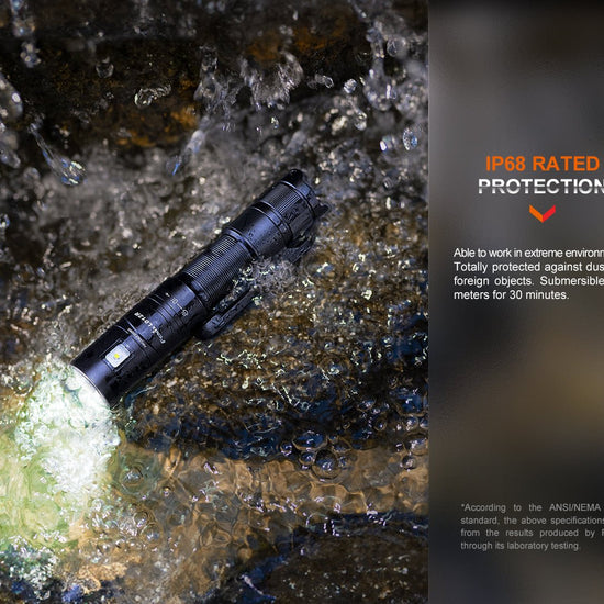 Fenix LD12R Dual Light Flashlight - 600 Lumens - Hazy Fly Fishing