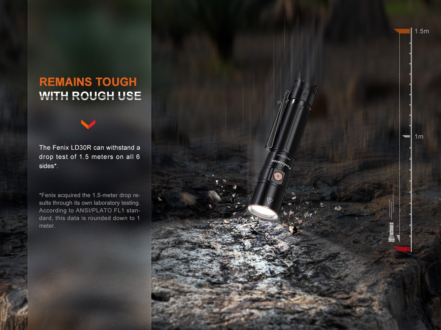 Fenix LD30R High - Performance Lightweight Flashlight - Hazy Fly Fishing