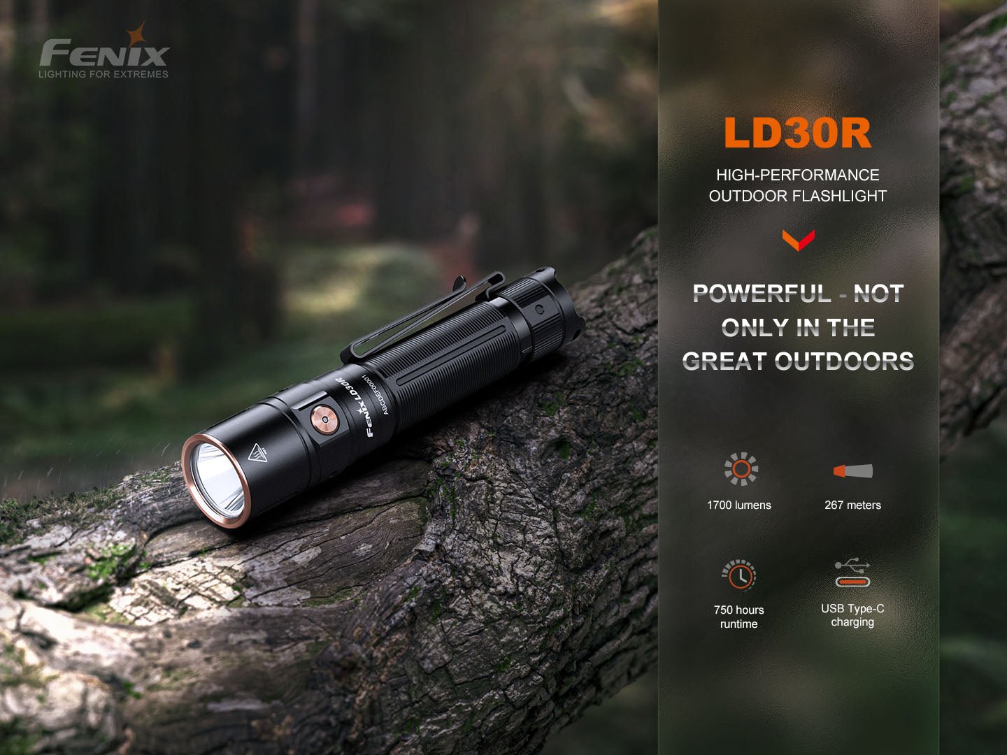 Fenix LD30R High - Performance Lightweight Flashlight - Hazy Fly Fishing